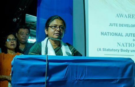 Smt. R. Vimala, IAS, District Magistrate, Kalimpong, delivering her speech during the Awareness Workshop.